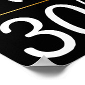 Just Married 30 Years Poster (Ecke)