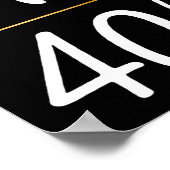 Just Married 40 Years Ago II Poster (Ecke)