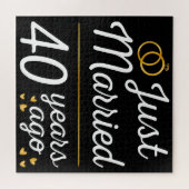 Just Married 40 Years Ago II Puzzle (Horizontal)