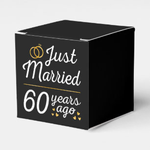 Just Married 60 Years Ago II Geschenkschachtel