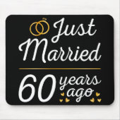 Just Married 60 Years Ago II Mousepad (Vorne)