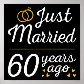Just Married 60 Years Ago II Poster (Vorne)