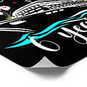 Just Married 6 Years Ago 6th Anniversary Cruise Tr Poster (Ecke)