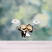 Just married acrylschild (Neutral)