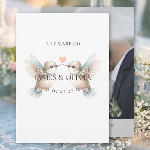 Just Married Add Foto Wedding Ankündigung