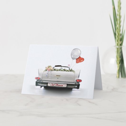 Just Married Ankündigung (Vorderseite)