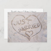 Just Married Ankündigung (Vorne/Hinten)