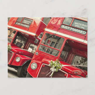 "Just Married" Ankündigungspostkarte