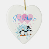 Just Married - Anpassbar Keramikornament (Rechts)