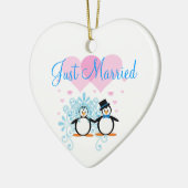 Just Married - Anpassbar Keramikornament (Links)