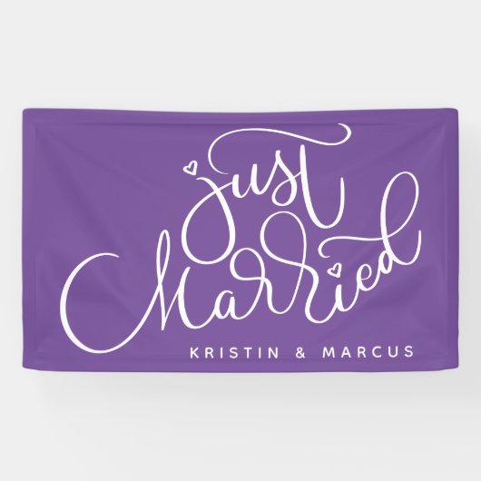 Just Married Banner (Horizontal)