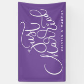 Just Married Banner (Vertikal)