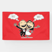 Just married banner (Horizontal)