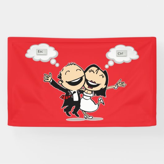 Just married banner (Horizontal)