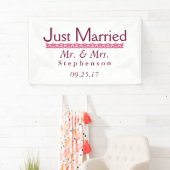 Just Married Banner (Insitu)