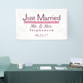 Just Married Banner (Messeveranstaltung)
