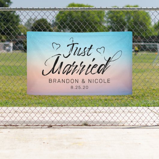 Just Married Banner (Insitu)