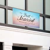 Just Married Banner (Äußeres Gebäude)