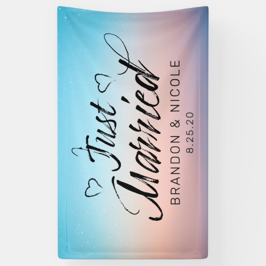 Just Married Banner (Vertikal)