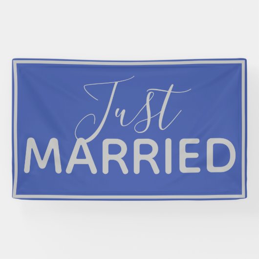 Just Married Banner (Horizontal)