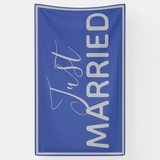 Just Married Banner (Vertikal)