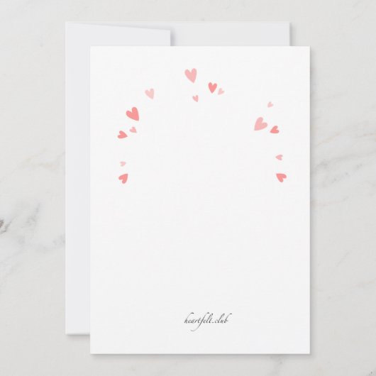 Just Married Blonde Groom Einladung (Rückseite)