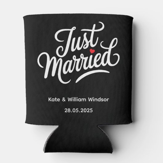 Just Married Bridal Dosenkühler (Rückseite)