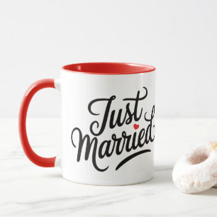 Just Married Bridal Tasse