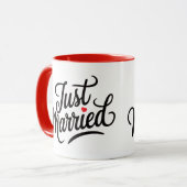 Just Married Bridal Tasse (Vorderseite Links)