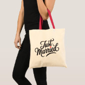 Just Married Bridal Tragetasche (Vorderseite (Produkt))