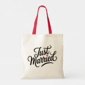Just Married Bridal Tragetasche (Rückseite)
