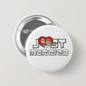 Just Married Button (Vorne & Hinten)