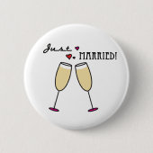 Just Married Button (Vorderseite)