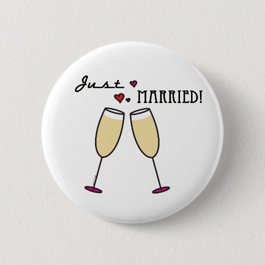Just Married Button (Vorderseite)