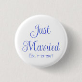 Just Married Button (Vorderseite)