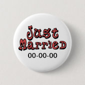 Just Married Button (Vorderseite)