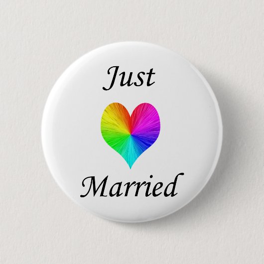 Just Married Button (Vorderseite)