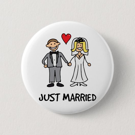 Just Married Button (Vorderseite)