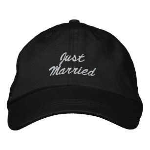 Just Married Cap Bestickte Baseballkappe
