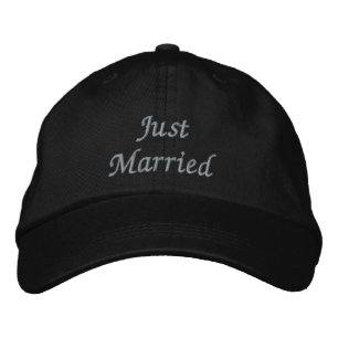 Just Married Cap Bestickte Baseballkappe