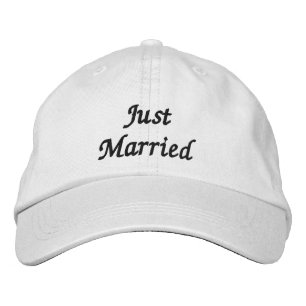 Just Married Cap Bestickte Baseballkappe