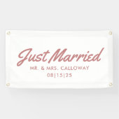 Just Married Car Banner (Horizontal)