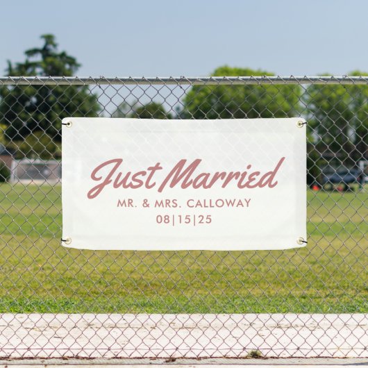 Just Married Car Banner (Insitu)