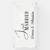 Just Married Car Banner (Vertikal)