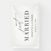 Just Married Car Banner Empfang Decoration C300 (Vertikal)