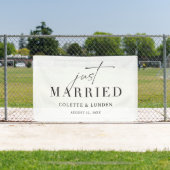 Just Married Car Banner Empfang Decoration C300 (InSitu)