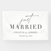Just Married Car Banner Empfang Decoration C300 (Horizontal)