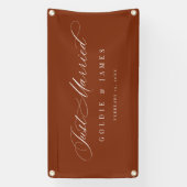 Just Married Car Banner Empfang Dekoration Signatu (Vertikal)