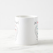 Just Married Cat Wedding Kaffeetasse (Mittel)