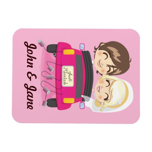 Just Married Couple Magnet (Horizontal)